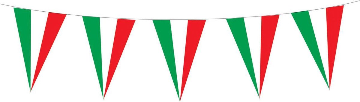 ESPA - Italiaanse vlag slingers - Decoratie > Slingers en hangdecoraties